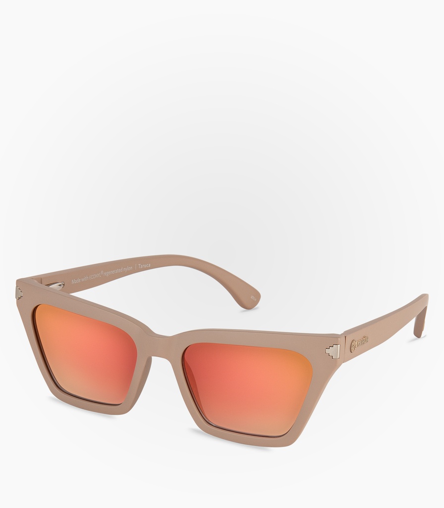 (S) Taruca Toasted Almond Non Polarized Lens Color Maroon Mirror  