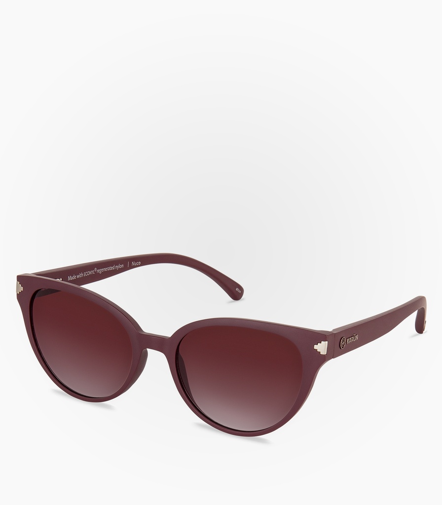 (S) Nuco Fired Brick Non Polarized Lens Color Burgundy   