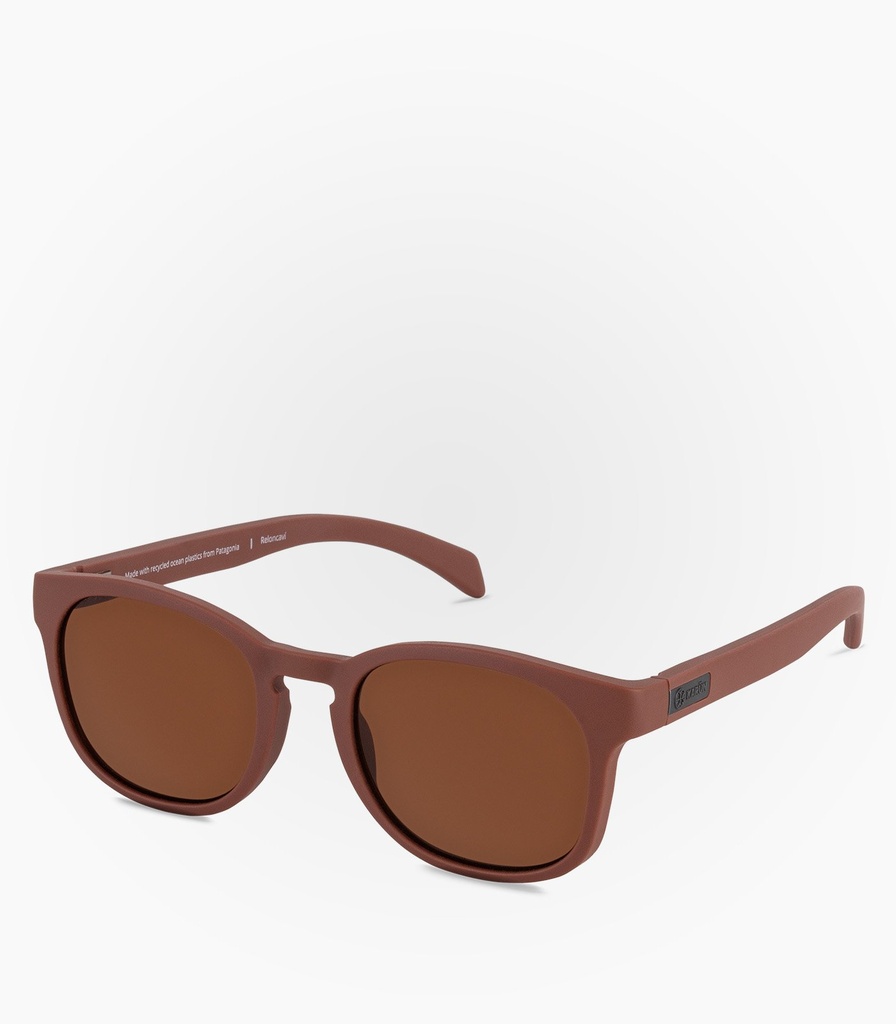(S) Reloncavi Dark Red Polarized Lens Color Brown    