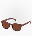(S) Puelo Dark Red Polarized Lens Color Brown    