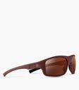 (S) Kona Dark Red Polarized Lens Color Brown    