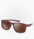 (S) Lemu Dark Red Polarized Lens Color Brown Flash Mirror Brown 