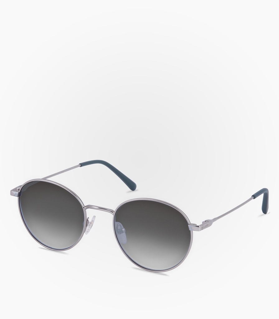 (S) Jorobada Silver Metal Non Polarized Lens Color Grey Flash Mirror Silver
