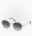 (S) Jorobada Silver Metal Non Polarized Lens Color Grey Flash Mirror Silver
