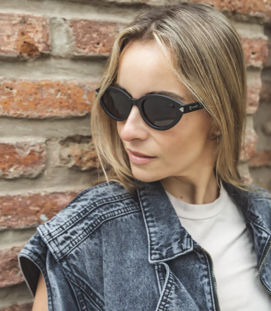 (S) Mist Black Polarized Lens Color Grey     