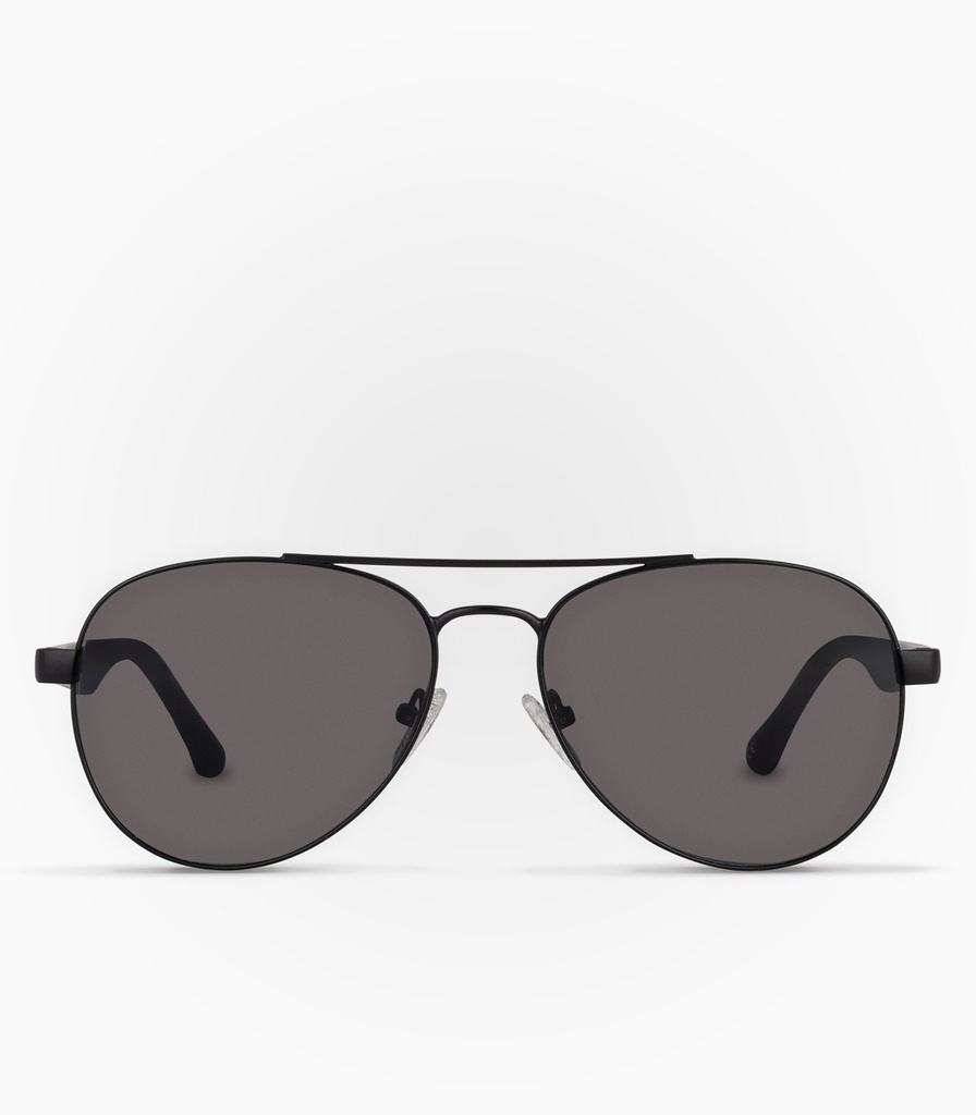 (S)  Rain Black Matt Grey solid glass non-Polarised