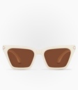 Taruca White Non Polarized Lens Color Brown